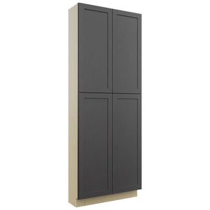Fabuwood Galaxy Cobblestone TP361296 Tall Pantry Cabinet, Front View