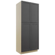 Fabuwood Galaxy Cobblestone TP362490 Tall Pantry Cabinet, Front View