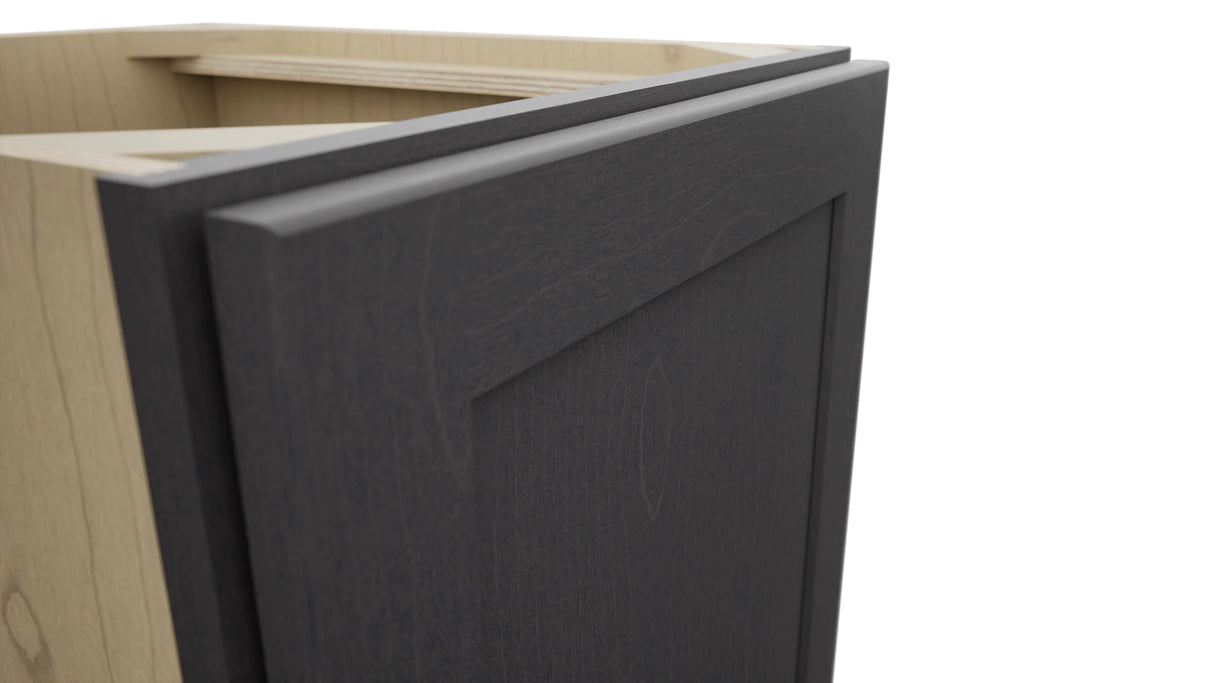 Fabuwood Galaxy Cobblestone VB18FD Vanity Base Full Height Cabinet, Detail View