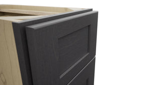 Fabuwood Galaxy Cobblestone VDB12-34 Vanity Drawer Cabinet, Detail View