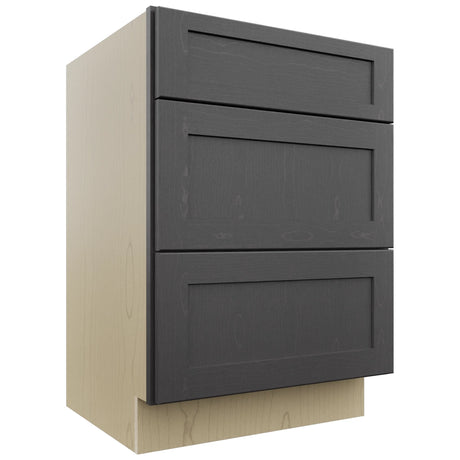 Fabuwood Galaxy Cobblestone VDB24-34 Vanity Drawer Cabinet, Front View