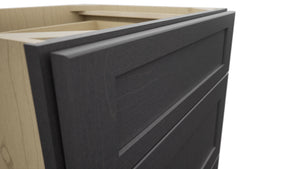 Fabuwood Galaxy Cobblestone VDB24-34 Vanity Drawer Cabinet, Detail View