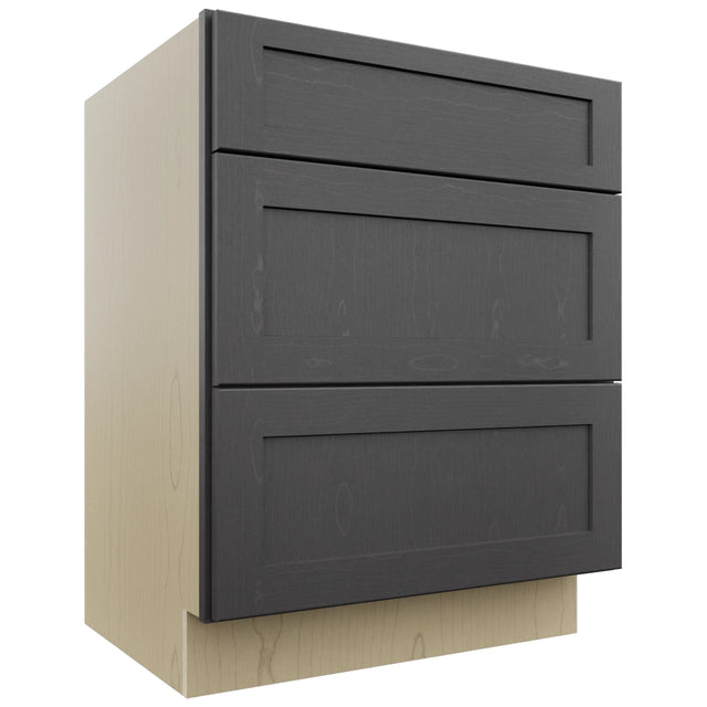 Fabuwood Galaxy Cobblestone VDB27-34 Vanity Drawer Cabinet, Front View