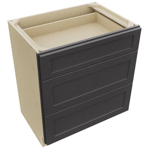 Fabuwood Galaxy Cobblestone VDB30-34 Vanity Drawer Cabinet, Top View