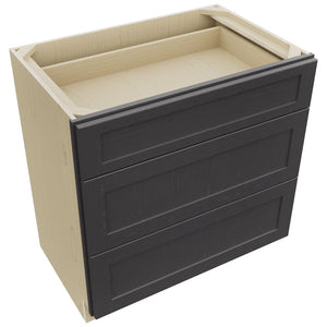 Fabuwood Galaxy Cobblestone VDB33-34 Vanity Drawer Cabinet, Top View