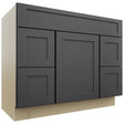 Fabuwood Galaxy Cobblestone VSD30DL Vanity Combo Cabinet, Front View