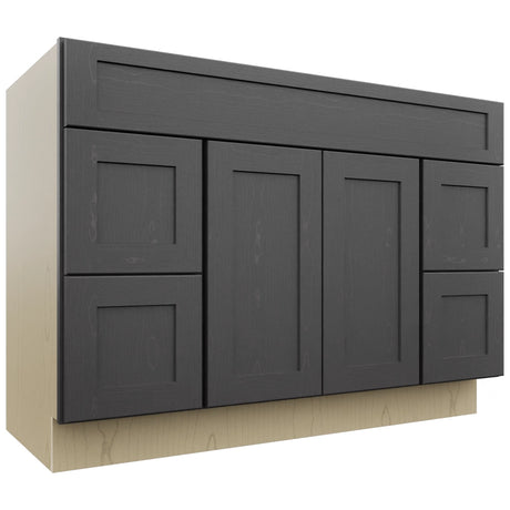 Fabuwood Galaxy Cobblestone VSD30DR Vanity Combo Cabinet, Front View