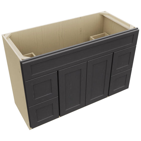 Fabuwood Galaxy Cobblestone VSD30DR Vanity Combo Cabinet, Top View