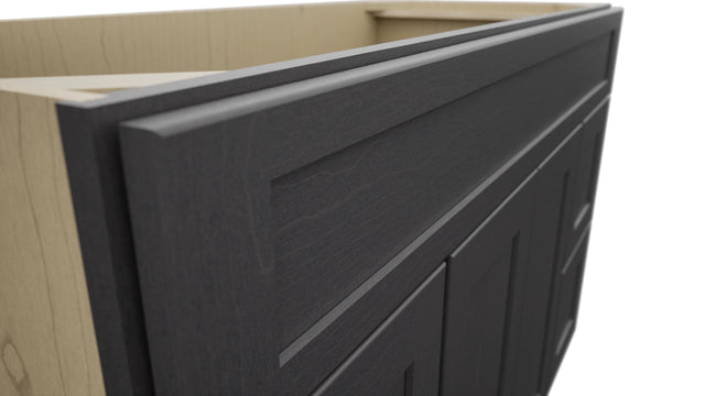 Fabuwood Galaxy Cobblestone VSD30DR Vanity Combo Cabinet, Detail View