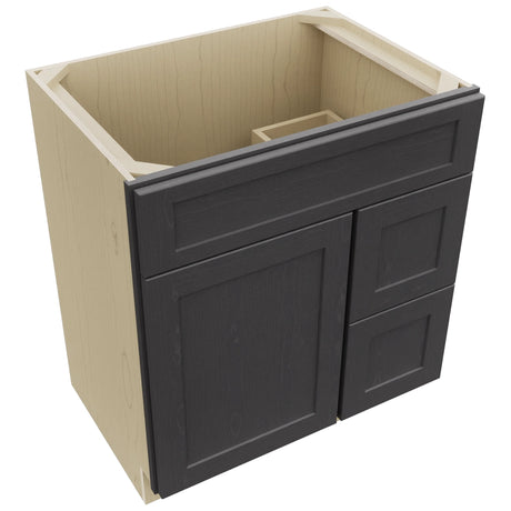 Fabuwood Galaxy Cobblestone VSD36DR Vanity Combo Cabinet, Top View