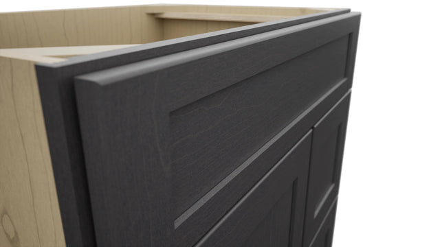 Fabuwood Galaxy Cobblestone VSD36DR Vanity Combo Cabinet, Detail View