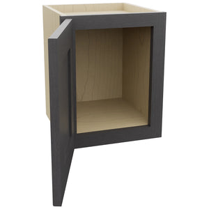 Fabuwood Galaxy Cobblestone W1215 Wall Standard Cabinet, Open View