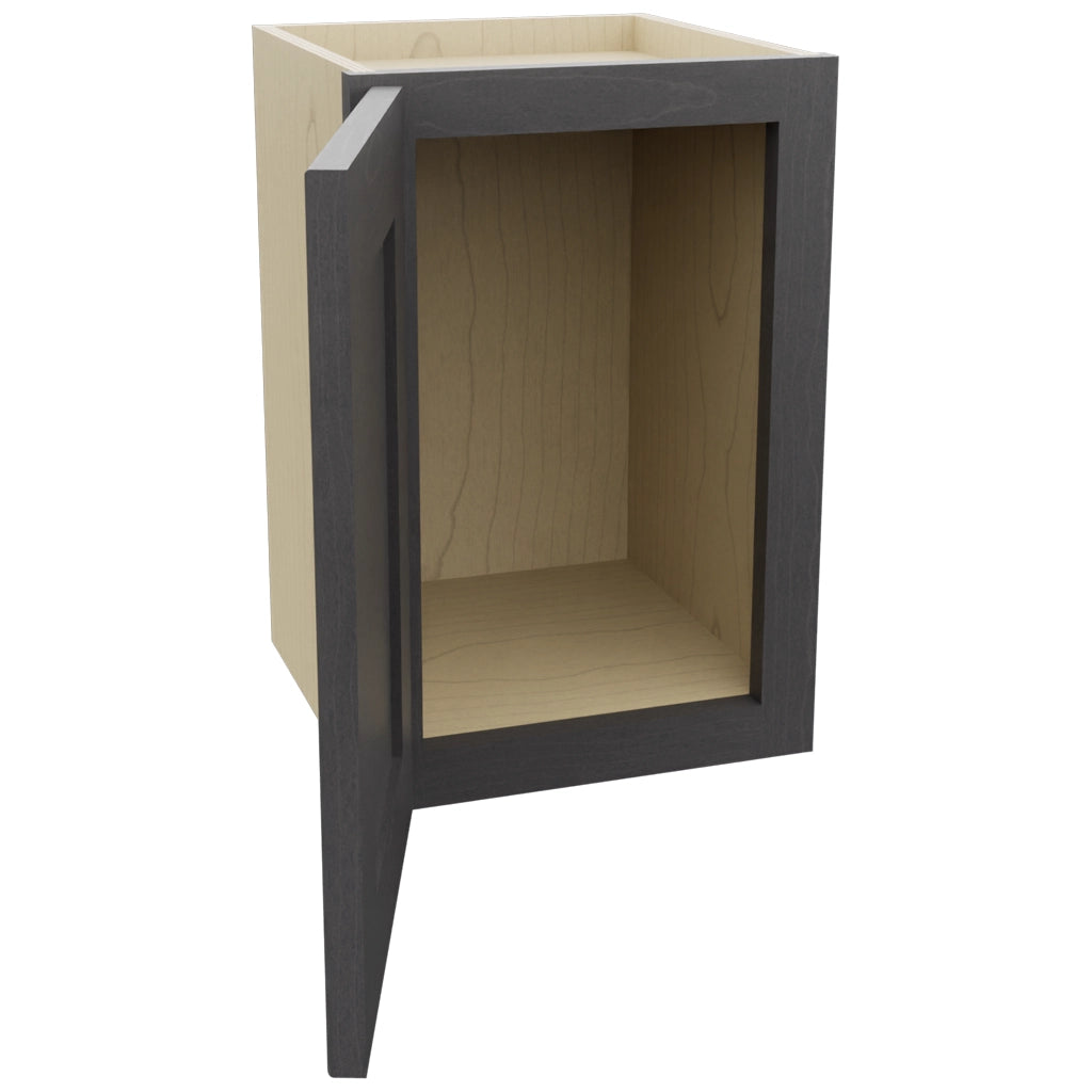Fabuwood Galaxy Cobblestone W1218 Wall Standard Cabinet, Open View