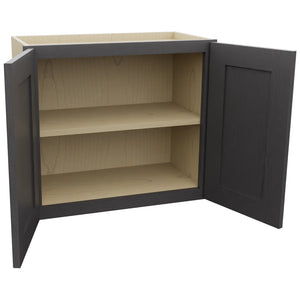 Fabuwood Galaxy Cobblestone W2421 Wall Standard Cabinet, Open View