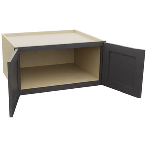 Fabuwood Galaxy Cobblestone W301524 Wall Deep Cabinet, Open View