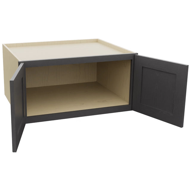 Fabuwood Galaxy Cobblestone W301524 Wall Deep Cabinet, Open View