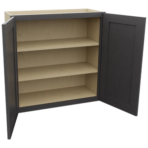 Fabuwood Galaxy Cobblestone W3030 Wall Standard Cabinet, Open View