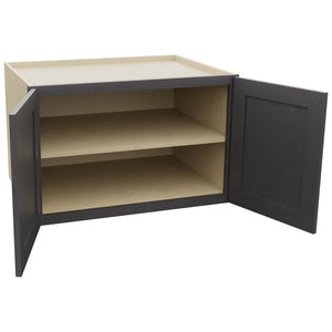 Fabuwood Galaxy Cobblestone W332124 Wall Deep Cabinet, Open View