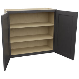 Fabuwood Galaxy Cobblestone W3330 Wall Standard Cabinet, Open View