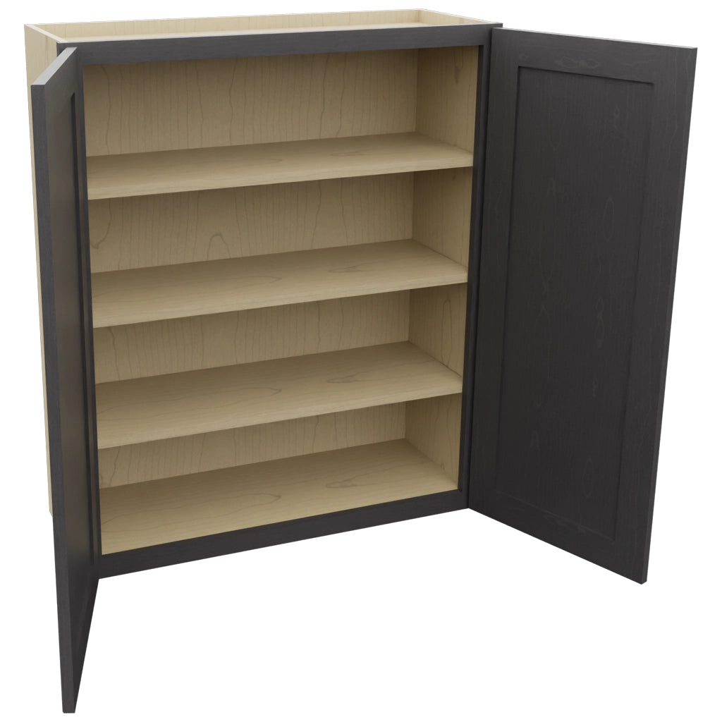 Fabuwood Galaxy Cobblestone W3339 Wall Standard Cabinet, Open View