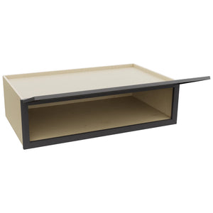 Fabuwood Galaxy Cobblestone W421224LU Wall Deep Cabinet, Open View
