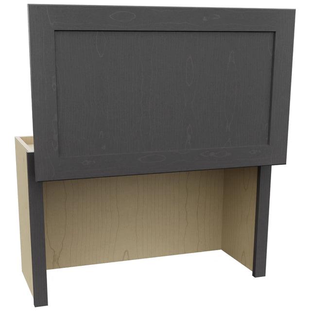 Fabuwood Galaxy Cobblestone WAC3018 Wall Appliance Cabinet, Open View