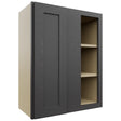 Fabuwood Galaxy Cobblestone WBC2430 Wall Corner Blind Cabinet, Front View
