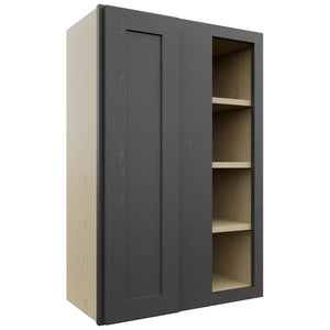 Fabuwood Galaxy Cobblestone WBC2436 Wall Corner Blind Cabinet, Front View