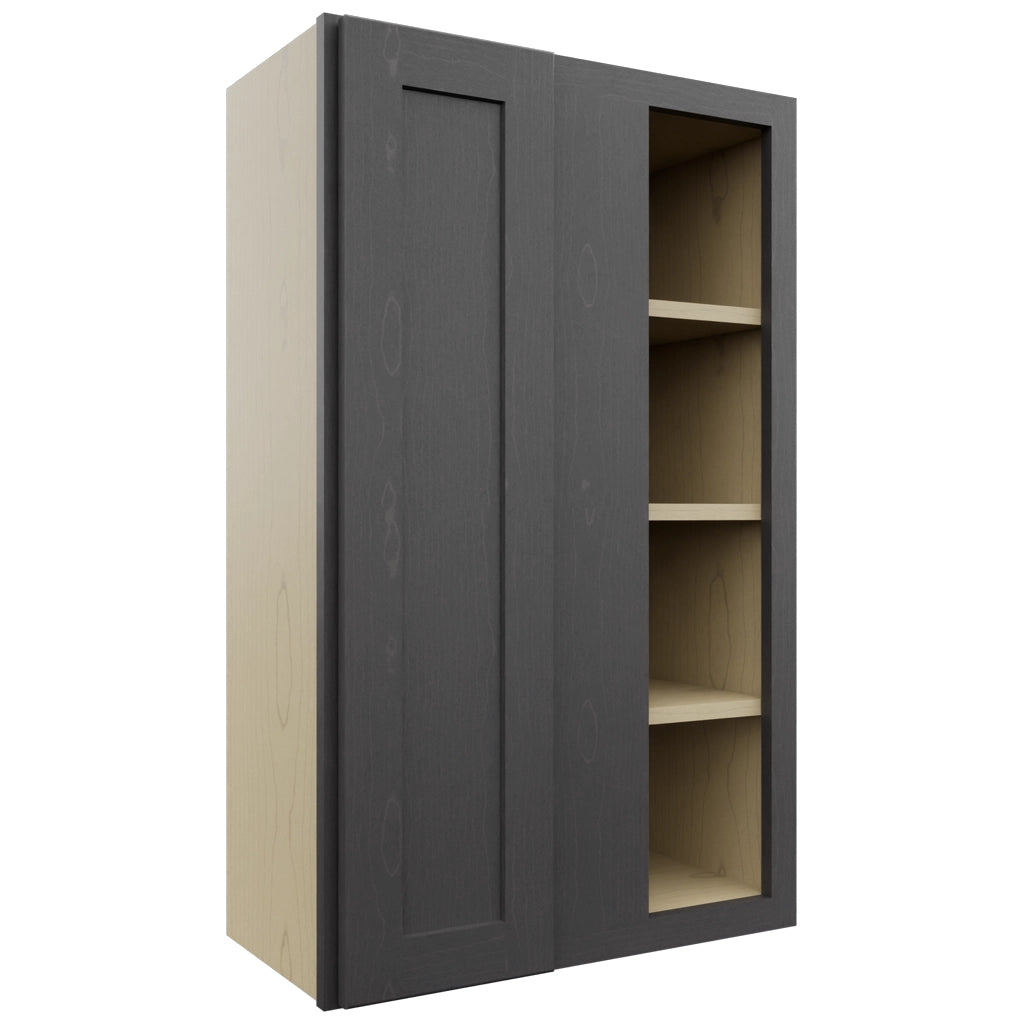 Fabuwood Galaxy Cobblestone WBC2439 Wall Corner Blind Cabinet, Front View