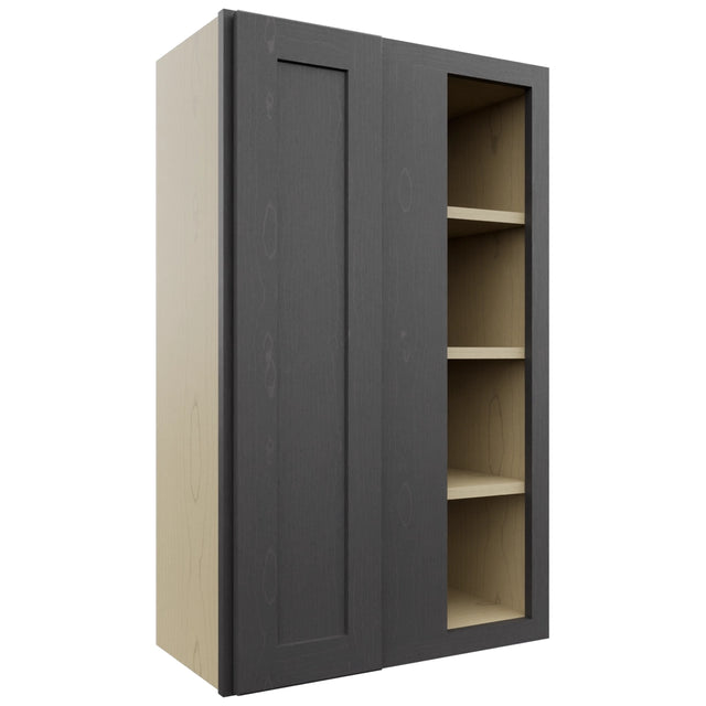Fabuwood Galaxy Cobblestone WBC2439 Wall Corner Blind Cabinet, Front View