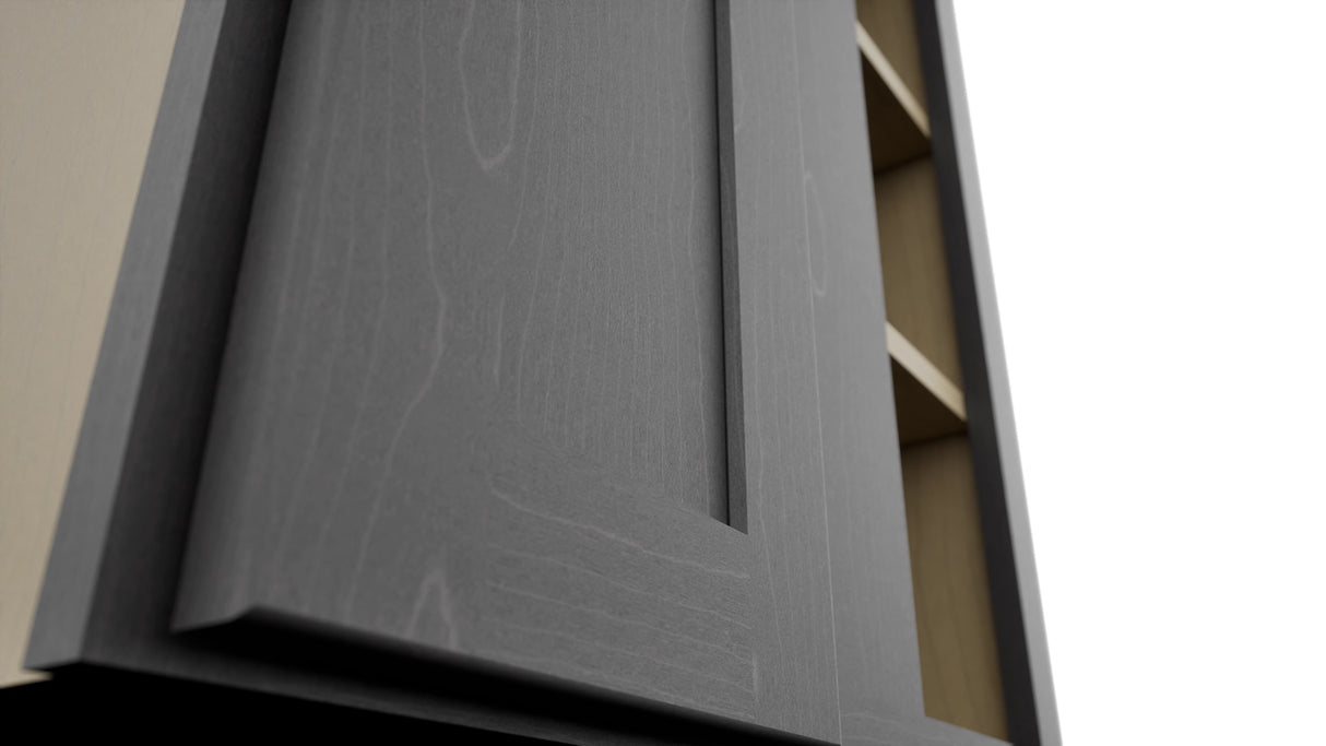 Fabuwood Galaxy Cobblestone WBC2439 Wall Corner Blind Cabinet, Detail View