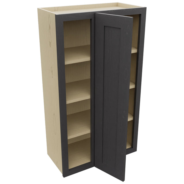 Fabuwood Galaxy Cobblestone WBC2442 Wall Corner Blind Cabinet, Open View