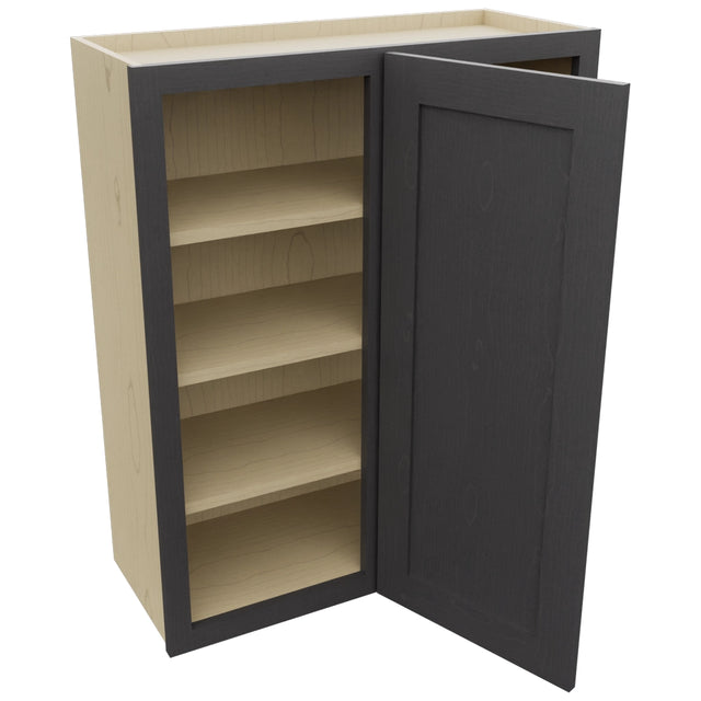 Fabuwood Galaxy Cobblestone WBC3036 Wall Corner Blind Cabinet, Open View