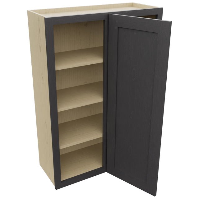 Fabuwood Galaxy Cobblestone WBC3042 Wall Corner Blind Cabinet, Open View