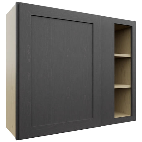 Fabuwood Galaxy Cobblestone WBC3630 Wall Corner Blind Cabinet, Front View