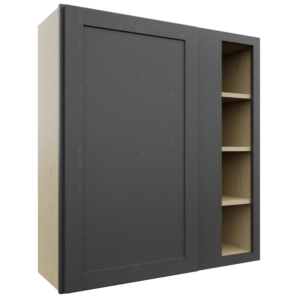 Fabuwood Galaxy Cobblestone WBC3639 Wall Corner Blind Cabinet, Front View
