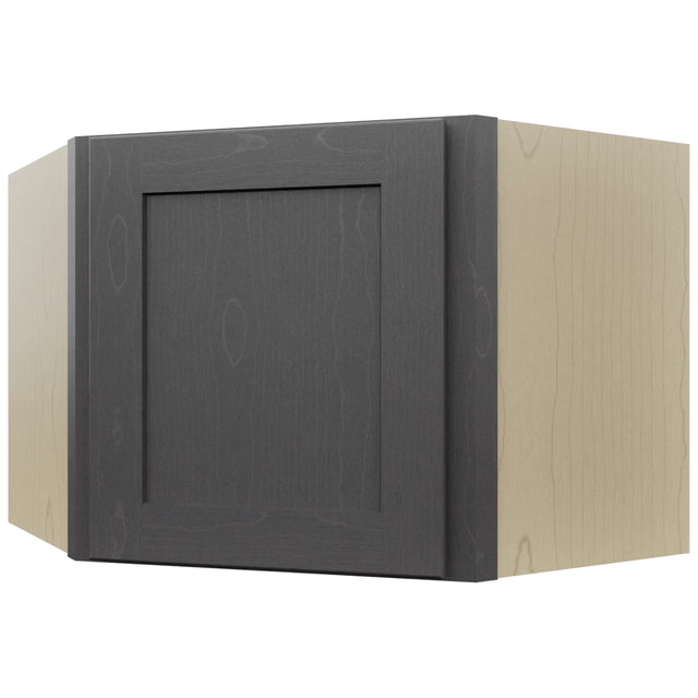 Fabuwood Galaxy Cobblestone WDC2418 Wall Corner Diagonal Cabinet, Front View