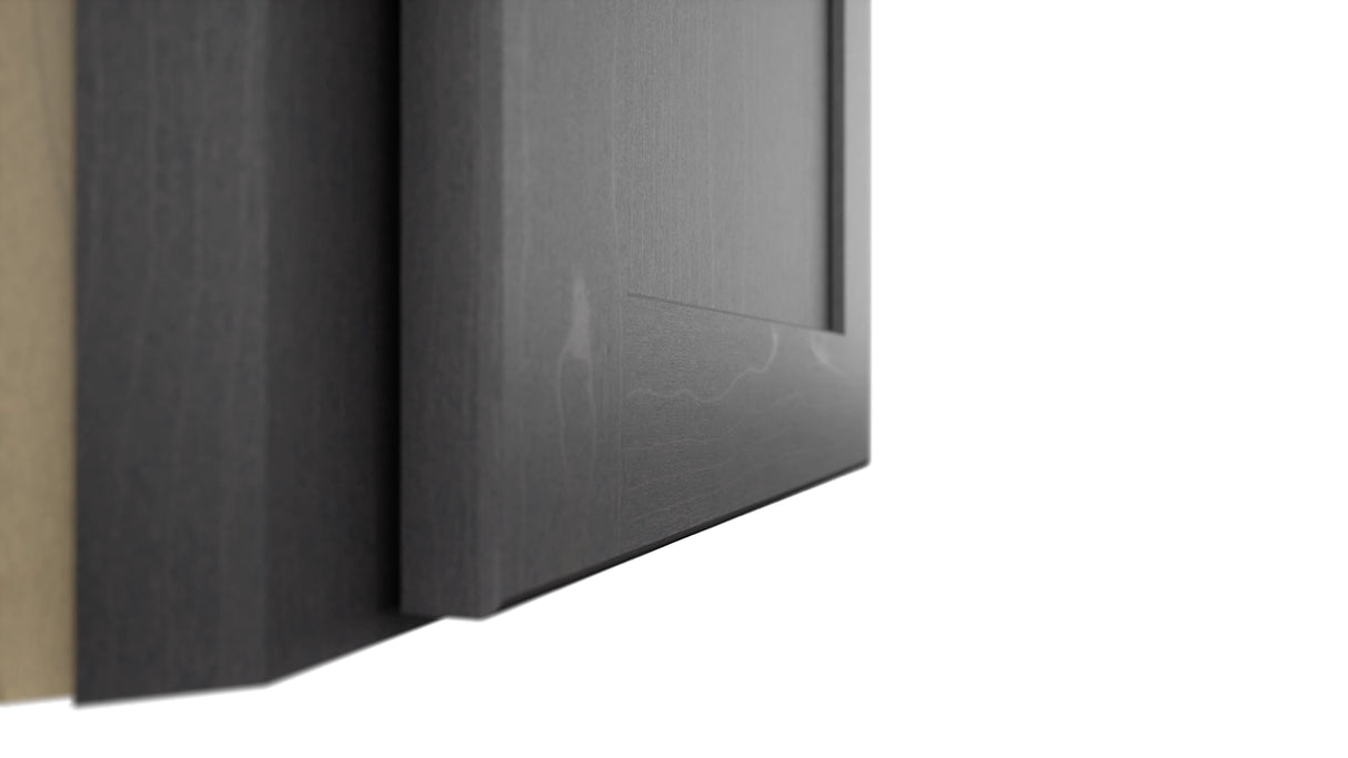 Fabuwood Galaxy Cobblestone WDC2418 Wall Corner Diagonal Cabinet, Detail View