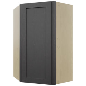 Fabuwood Galaxy Cobblestone WDC2439 Wall Corner Diagonal Cabinet, Front View