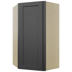 Fabuwood Galaxy Cobblestone WDC2442 Wall Corner Diagonal Cabinet, Front View