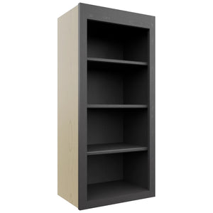 Fabuwood Galaxy Cobblestone WOS1839 Wall Open Shelf, Front View