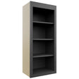 Fabuwood Galaxy Cobblestone WOS1842 Wall Open Shelf, Front View