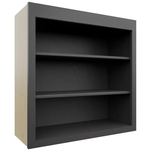 Fabuwood Galaxy Cobblestone WOS3030 Wall Open Shelf, Front View