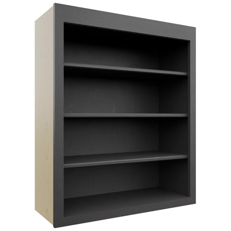 Fabuwood Galaxy Cobblestone WOS3036 Wall Open Shelf, Front View
