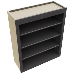 Fabuwood Galaxy Cobblestone WOS3036 Wall Open Shelf, Top View