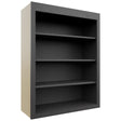 Fabuwood Galaxy Cobblestone WOS3039 Wall Open Shelf, Front View
