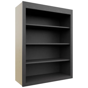 Fabuwood Galaxy Cobblestone WOS3039 Wall Open Shelf, Front View