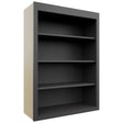 Fabuwood Galaxy Cobblestone WOS3042 Wall Open Shelf, Front View