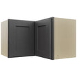 Fabuwood Galaxy Cobblestone WPC2415 Wall Corner Pie Cabinet, Front View