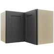 Fabuwood Galaxy Cobblestone WPC2418 Wall Corner Pie Cabinet, Front View